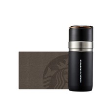 스타벅스 스탠리 보온병 선물세트, 블랙 앤 골드 x 1개, 1개
