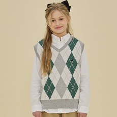 비버리힐스폴로클럽 주니어 세이지 니트 베스트