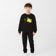 KIDSCREW 兒童檸檬刷毛運動上下套裝