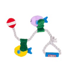 培根箱釣魚狗狗拔河玩具 48cm, 混色, 1個