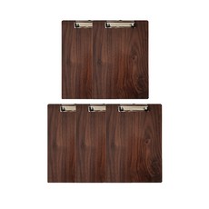 Todayspace 咖啡廳風格菜單木製A4文件板, 胡桃木色, 5個