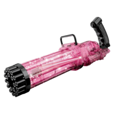 超大型亮片噴射泡泡槍, 粉色的