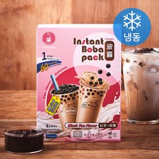 오스버블 인스턴트 보바팩 버블티 홍차맛 4개입 (냉동), 260g, 1개