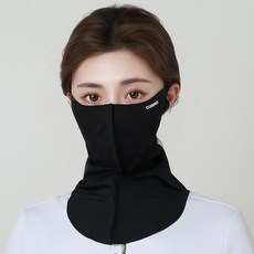 OZERO River Fox 高爾夫口罩 111, 1個, 黑色