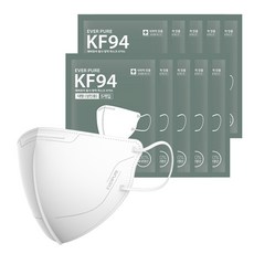 리벤스 에버퓨어 새부리형 황사방역마스크 대형 KF94, 5개입, 10개, 화이트