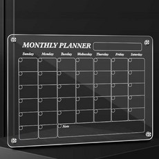 Mandeulhabi 冰箱磁吸式便條板 02 週曆, 壓克力