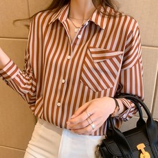 LUNA GIRL Elwon 條紋襯衫