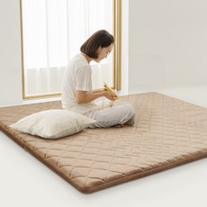 Luxnine CLT8 乳膠薄墊 冷暖, 棕色, 8cm