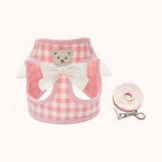 파스텔펫 반려동물 베어엔젤 하네스 리드줄, 타입A, 1개