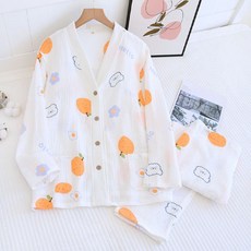 V領橘子孕婦居家服上下套裝