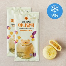 낭만부부 고구마 크림치즈 미니 달떡 (냉동), 100g, 1개입, 2개