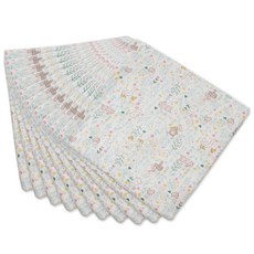 babybear 嬰幼兒用無螢光印花手帕 10入