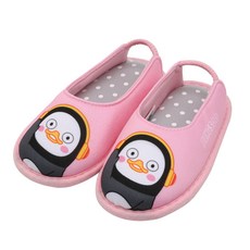 Pengsoo 孩童粉色圓點造型涼鞋