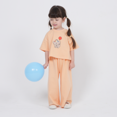 KIDSCOMO 女童Rico短袖上下裝套組