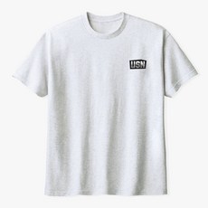 하이후 남여공용 오각 USN 라운드 17수 반팔 티셔츠 면혼합