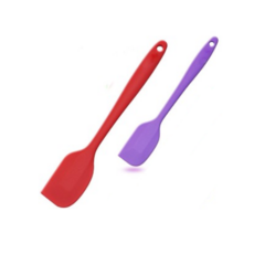 BlueSun 矽膠鍋鏟 烹飪鍋鏟 2 件套, 紅色、紫色, 1套