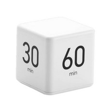 創意計時器 15/20/30/60分鐘, 白色的, 1個