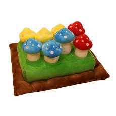 PET BOS 寵物藏食玩具 35*35cm, D型蘑菇場, 1個