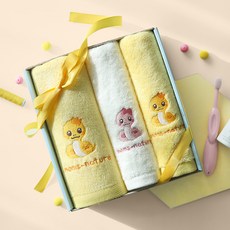 moms nature 竹製嬰兒洗臉沐浴毛巾3件組, 1套, 諾阿里