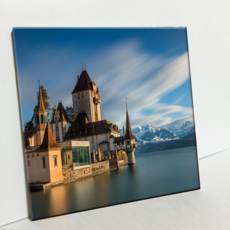 HTP 磁磚 奧伯霍芬城堡與河岸風光 C639