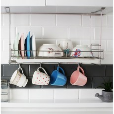 ENEX 廚房單層瀝水碗盤吊架, 單色