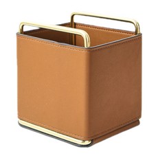 제노윈 메이크업 브러쉬꽂이 펜꽂이 브라운, 1개