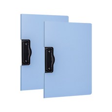 deLi Linfini 左導軌蓋剪貼板 A4, 藍色, 2個