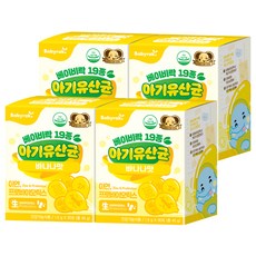 베이비락 19종 아기유산균 바나나맛 30p, 45g, 4개