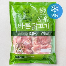 동우의 바른닭고기 IQF 닭다리살 정육 (냉동), 1kg, 1개