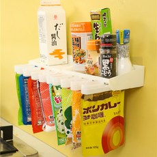 주방 선반 무타공 분리 정리대, 화이트, 1개