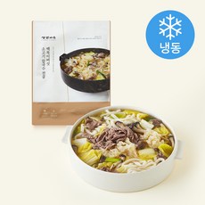 캐비아 삼원가든 백목이버섯 소고기 칼국수 전골 (냉동), 1.14kg, 1개