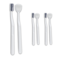 Edge Pro 刮舌器+牙刷組 白色, 3套