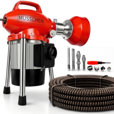 Musschen 馬桶疏通器 穿透器 電動彈簧清潔器 排水管疏通機