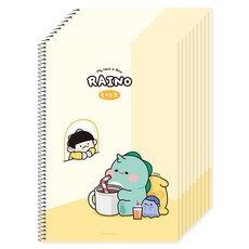 POPO FANCY Rhino 國小閱讀筆記, 黃色, 10個