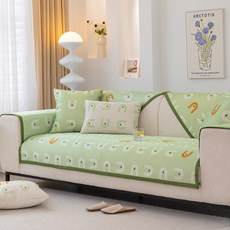 DM 夏季奇異果涼感沙發套, 淺綠色