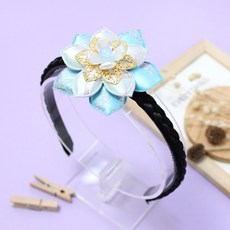 綢緞路 一見 珍珠花 韓服髮帶