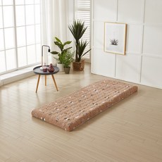 SKYSHOP 프리미엄 매트리스, 오렌지, 10cm