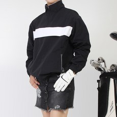 MINEFLOW 女款 PTW 撞色半拉鍊口袋Anorak防風夾克