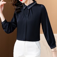 포플러앤씨 여성용 테논디 자수 셔츠 P24SPST010501