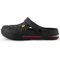 Dangolbeuro 男性超輕量柔軟氣墊辦公室拖鞋 SM05, 265, 黑色