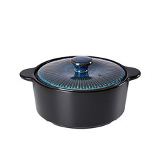 Lihan Clampot 無裂紋耐熱砂鍋 海洋藍 16cm, 1入