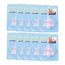 ABM 桌角防撞護墊, 白色, 10組