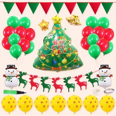 스투피드 비에이비오 크리스마스 홈파티 풍선장식 세트, 04 대형트리, 1세트