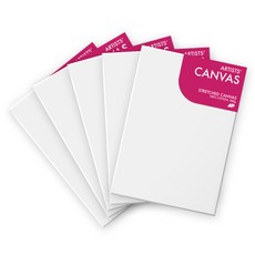 HANGARAM 棉畫布, 白色, 5入