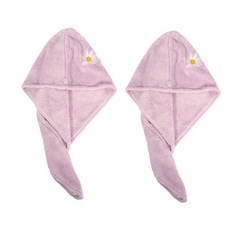 柔軟乾髮巾 SG31, 紫色, 2個