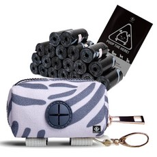 딩동펫 클러치 + 똥츄 배변봉투 300p 세트, 지브라, 1세트