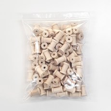 木製線軸 小, 原木, 100個