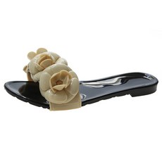 엘쏘 여성용 플라워 젤리 슬리퍼 샌들