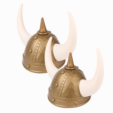 PARTYHAE 派對維京頭盔, 金子, 2個