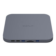 WIZPLAT HDD SSD Mac Mini 外接硬碟盒 灰色 HM25C, 1個